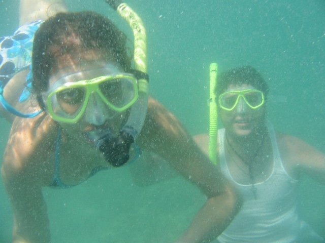 Diversion bajo el agua